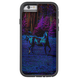 Paardenliefhebbers van paardenpaarden 's nachts Case-Mate iPhone case