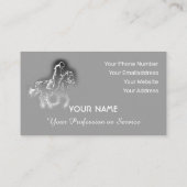 Paardenliefhebbers van paardenpaardjes visitekaartje (Achterkant)