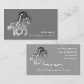 Paardenliefhebbers van paardenpaardjes visitekaartje (Voorkant / Achterkant)