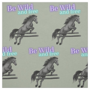 Paardenliefhebbers, wees wild en vrij! stof