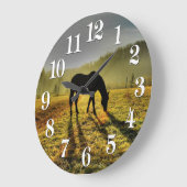 Paardenliefhebbers Western Theme Horse Designer Gi Grote Klok (Hoek)