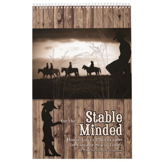Paardenloop voor het Stable Minded Yarly Kalender (Hoes)