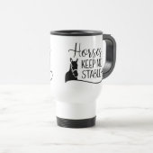 Paardenlover, Paardensport, Rodeo, Boerderij Pony  Reisbeker (Voorkant rechts)