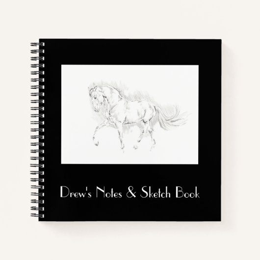 Paardenlovers Spiral Notitieboek (Voorkant)