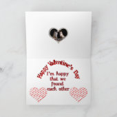 Paardenlovers Valentijn-fotokaart Feestdagen Kaart (Binnen)