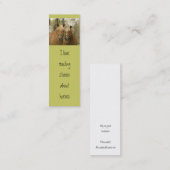 paardenmager visitekaartje (Voorkant / Achterkant)