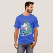 Paardenmagie retro t-shirt (Voorkant volledig)