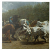 paardenmarkt tegeltje (Voorkant)