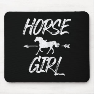 Paardenmeisje Dier Paardrijden Equestrian Girl Muismat