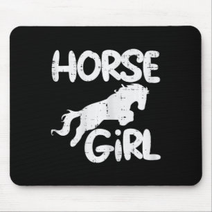 Paardenmeisje Dier Paardrijden Equestrian Girl Muismat
