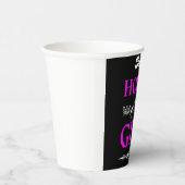 Paardenmeisje met naam papieren bekers (Rechts)