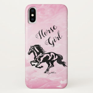 Paardenmeisje, paardenschoorsteen-Hoesje iPhone-ta Case-Mate iPhone Case