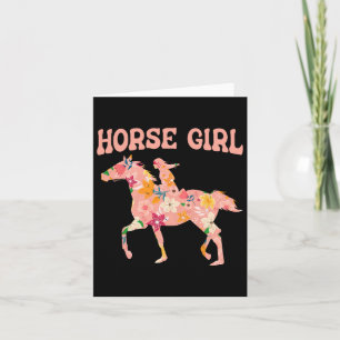 Paardenmeisje - Paardrijden Paardrijder Paarden H Kaart
