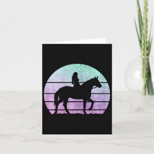 Paardenmeisje Paardrijden Ruiter Paardensport Paar Kaart