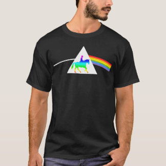 Paardenmeisje prisma berekenen regenboog ruiterbo t-shirt