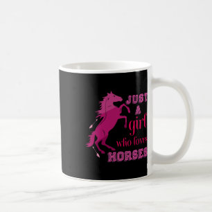 Paardenmeisjes Vrouwen Cadeau Gewoon Een Meisje Di Koffiemok
