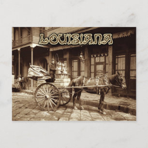 Paardenmelkkar, New Orleans, Louisiana Briefkaart