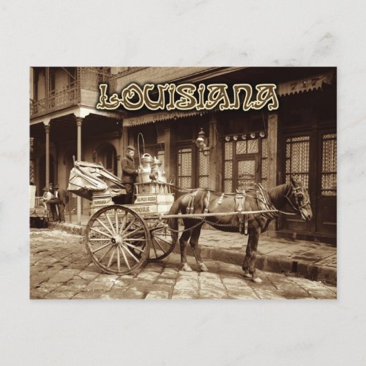 Paardenmelkkar, New Orleans, Louisiana Briefkaart (Voorkant)