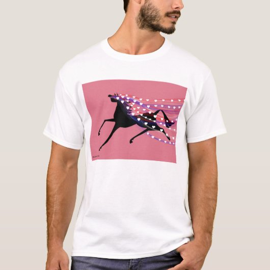 PaardenMet Valentine Veil T-shirt (Voorkant)