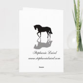 Paardenmeubelen en eikenbomen kaart (Achterkant)