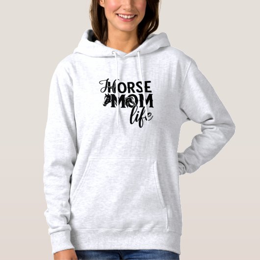 Paardenmoeder Leven Hoodie (Voorkant)