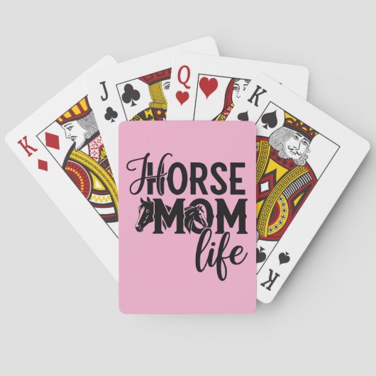 Paardenmoeder Leven Pokerkaarten (Achterkant)