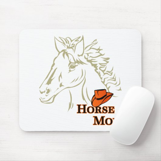 Paardenmoeder met Pet Muismat (Met muis)