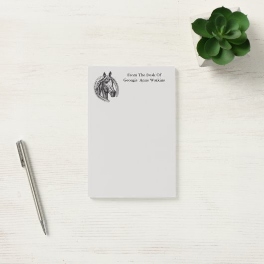  paardenmonogram post-it® notes (Kantoor)