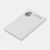  paardenmonogram post-it® notes (Schuin)