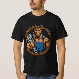 Paardenmonteur - Hengst Garage Sleutel T-shirt