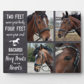 Paardenmonument Paard Foto Collage Plaquette Fotoplaat (Voorkant)