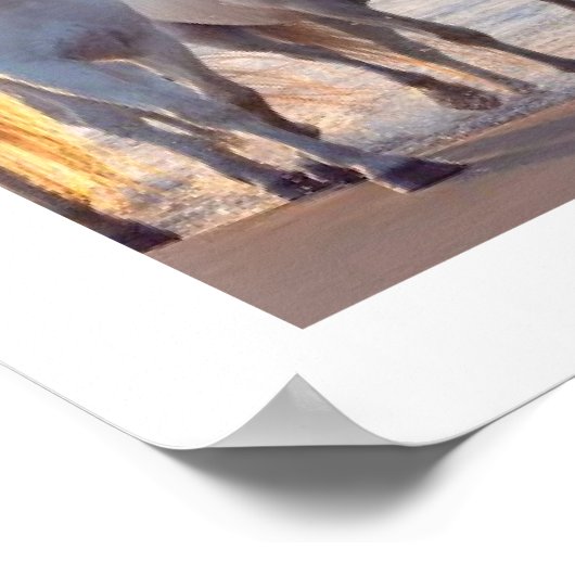 paardenmuur Decor Poster (Hoek)