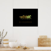 paardenmuur poster (Keuken)