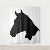 Paardenmuur Wandkleed (Voorkant)