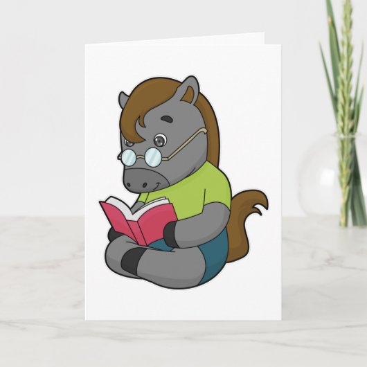 Paardennerd-boekenbril Kaart (Voorkant)