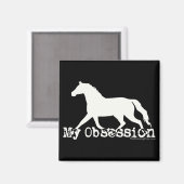 Paardenobsessie Magneet (Voorkant / Achterkant)