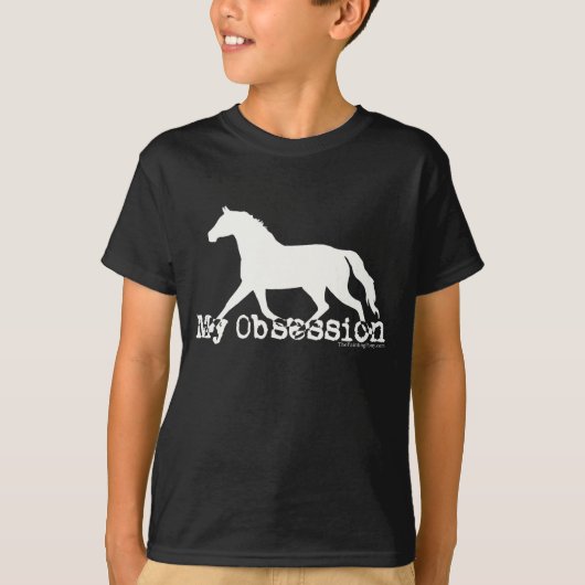 Paardenobsessie T-shirt (Voorkant)