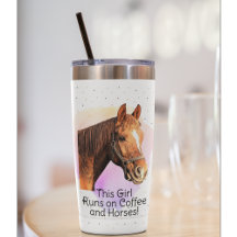Paardenofferte Koffie Paardensport Roze Schattige 