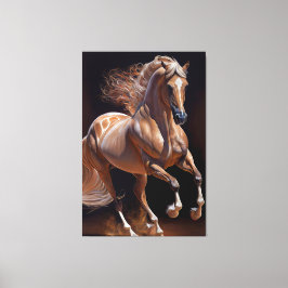 Paardenolie van Lusitano Canvas Afdruk
