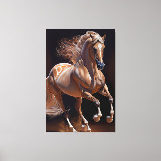 Paardenolie van Lusitano Canvas Afdruk