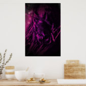 PaardenOnPurple - Poster (Keuken)