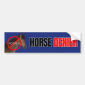 Paardenontkenner: geen echte Bumpersticker (Voorkant)
