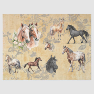 paardenontkoppelingsras tissuepapier
