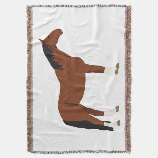 Paardenontwerp Deken (Voorkant Verticaal)