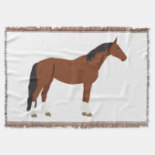 Paardenontwerp Deken (Voorkant)