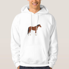 Paardenontwerp Hoodie