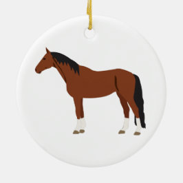Paardenontwerp Keramisch Ornament
