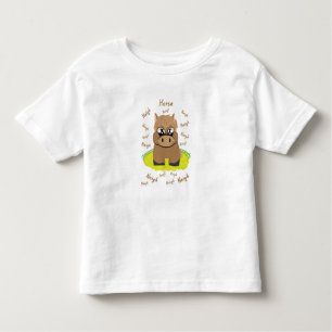 Paardenontwerp Kinder Shirts