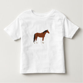 Paardenontwerp Kinder Shirts