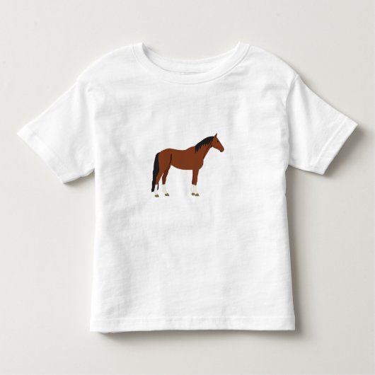 Paardenontwerp Kinder Shirts (Voorkant)